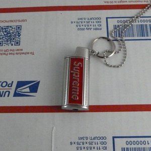 Supreme Lighter Holster Holder Keychain Key Ring Chain Necklace